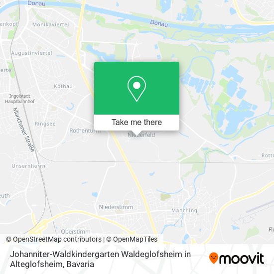 Johanniter-Waldkindergarten Waldeglofsheim in Alteglofsheim map