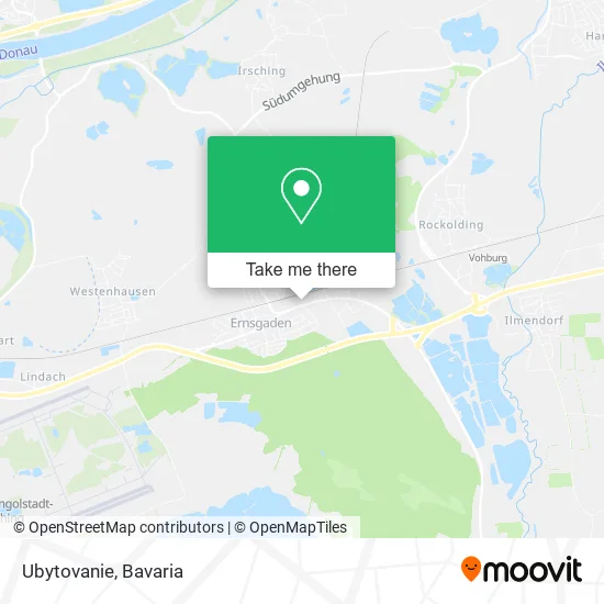 Карта Ubytovanie