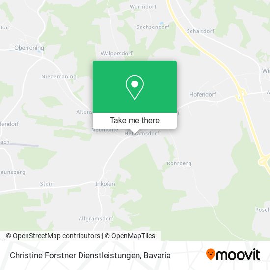 Christine Forstner Dienstleistungen map