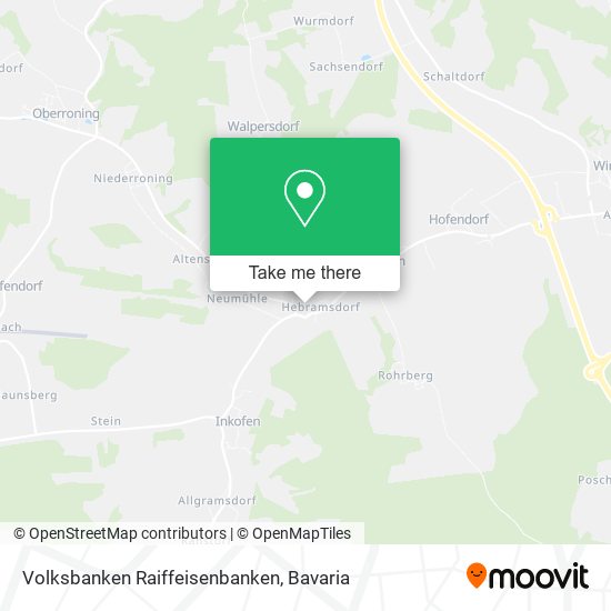 Volksbanken Raiffeisenbanken map