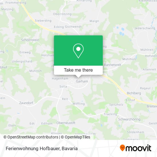 Ferienwohnung Hofbauer map