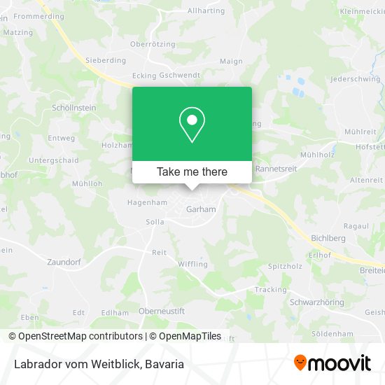 Карта Labrador vom Weitblick