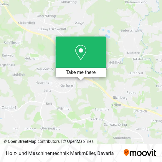 Карта Holz- und Maschinentechnik Markmüller