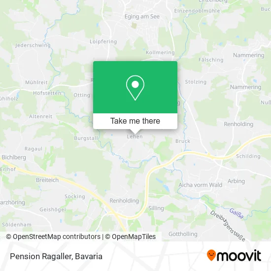 Карта Pension Ragaller