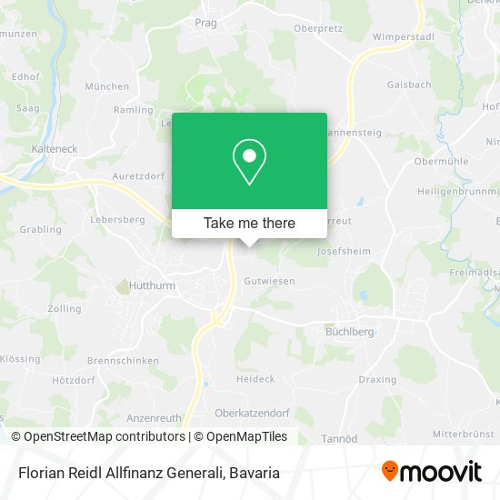 Florian Reidl Allfinanz Generali map