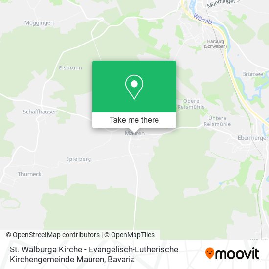 St. Walburga Kirche - Evangelisch-Lutherische Kirchengemeinde Mauren map