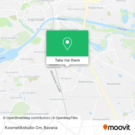 Карта Kosmetikstudio Cm