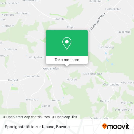Sportgaststätte zur Klause map