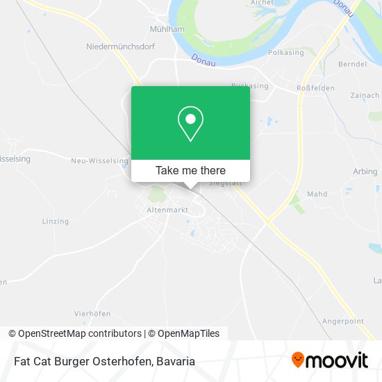 Fat Cat Burger Osterhofen map