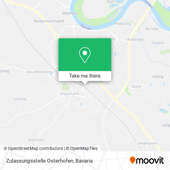 Zulassungsstelle Osterhofen map