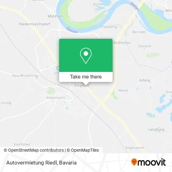 Карта Autovermietung Riedl