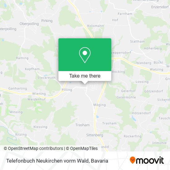 Карта Telefonbuch Neukirchen vorm Wald