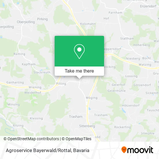 Карта Agroservice Bayerwald/Rottal