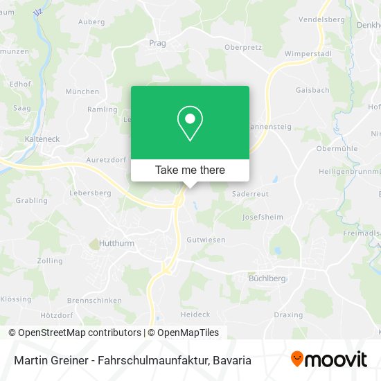 Martin Greiner - Fahrschulmaunfaktur map