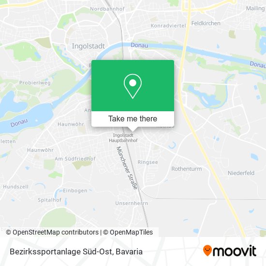 Bezirkssportanlage Süd-Ost map