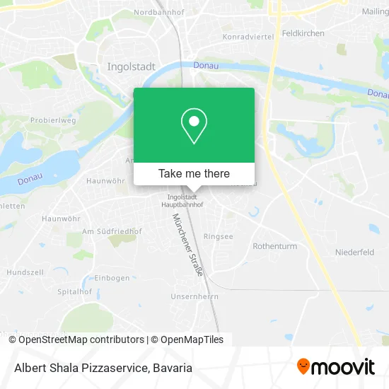 Карта Albert Shala Pizzaservice
