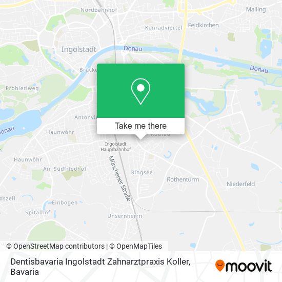 Dentisbavaria Ingolstadt Zahnarztpraxis Koller map