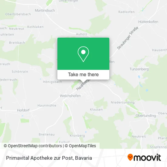 Карта Primavital Apotheke zur Post