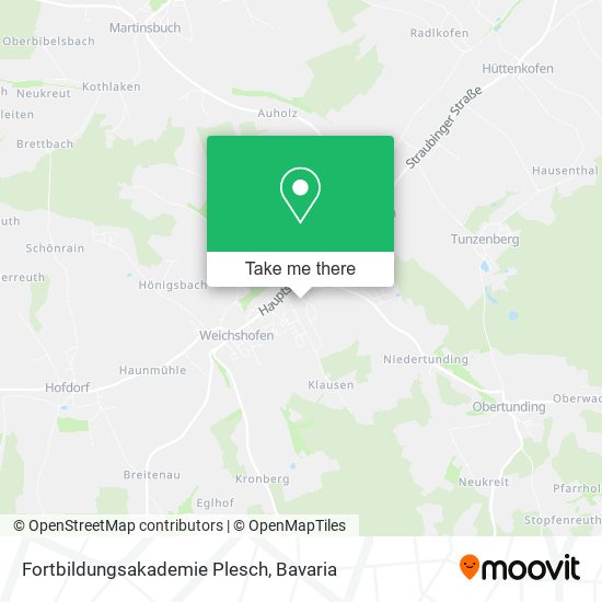 Fortbildungsakademie Plesch map