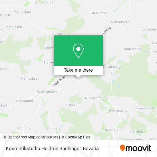Kosmetikstudio Heidrun Bachinger map
