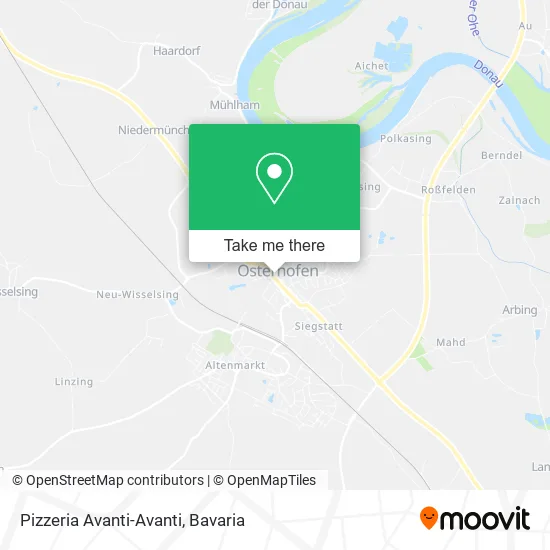 Карта Pizzeria Avanti-Avanti