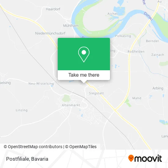 Карта Postfiliale