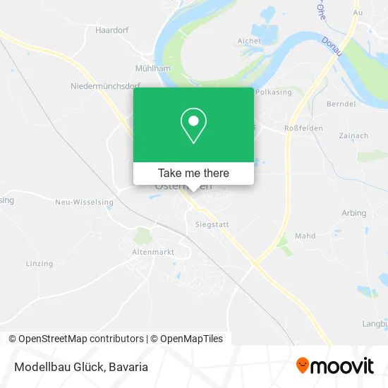 Карта Modellbau Glück