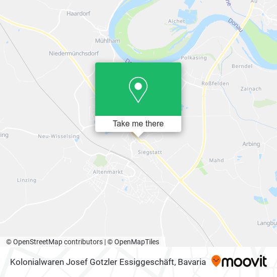 Kolonialwaren Josef Gotzler Essiggeschäft map