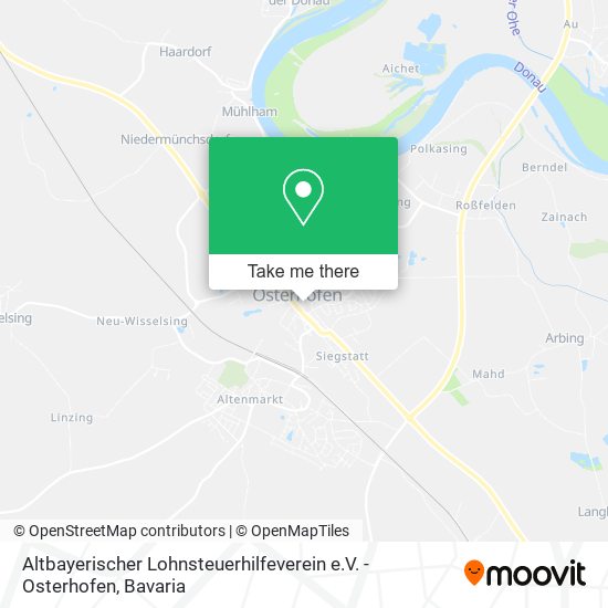 Altbayerischer Lohnsteuerhilfeverein e.V. - Osterhofen map