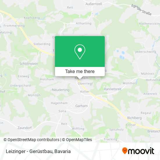 Leizinger - Gerüstbau map