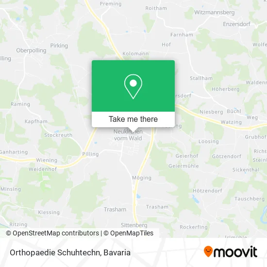 Карта Orthopaedie Schuhtechn