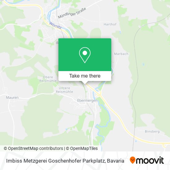 Imbiss Metzgerei Goschenhofer Parkplatz map