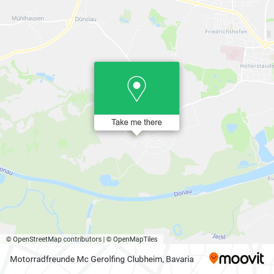 Motorradfreunde Mc Gerolfing Clubheim map