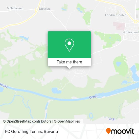 FC Gerolfing Tennis map