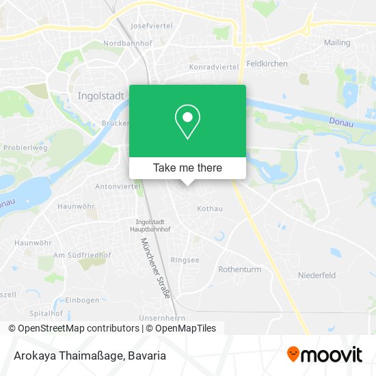 Карта Arokaya Thaimaßage