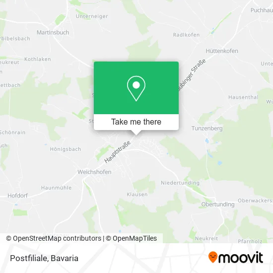 Карта Postfiliale