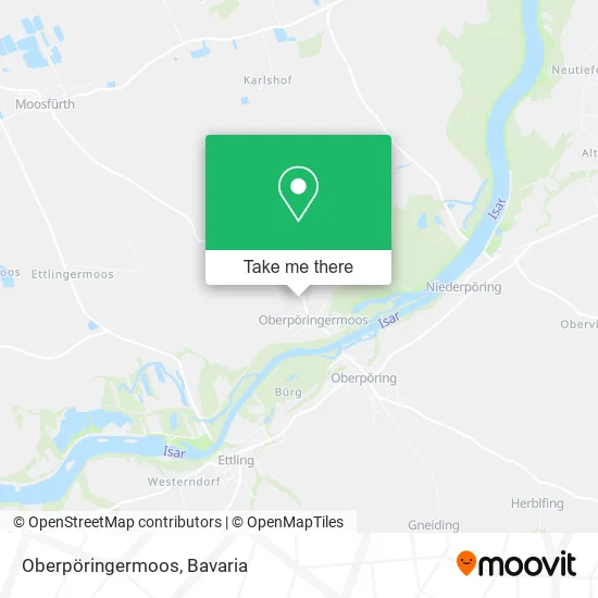Карта Oberpöringermoos