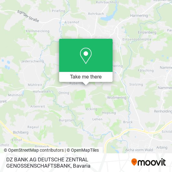 DZ BANK AG DEUTSCHE ZENTRAL GENOSSENSCHAFTSBANK map