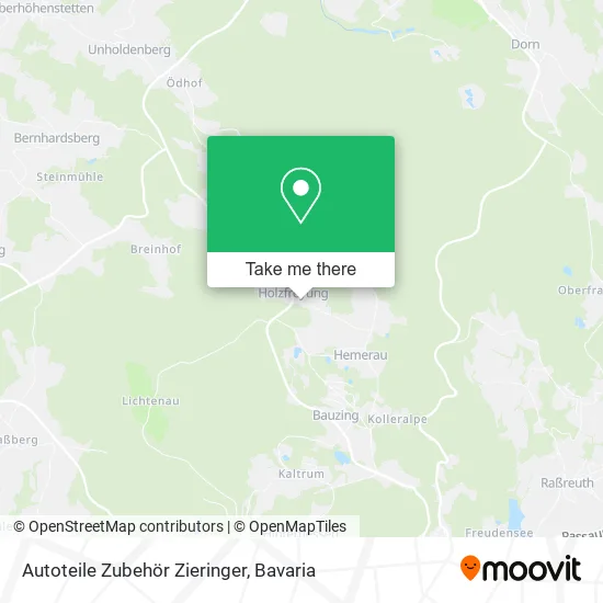 Карта Autoteile Zubehör Zieringer