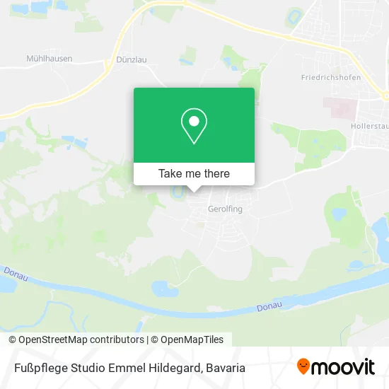 Карта Fußpflege Studio Emmel Hildegard