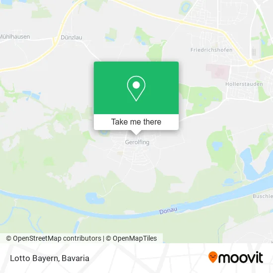 Lotto Bayern map