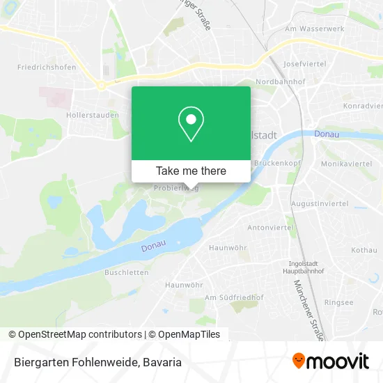 Карта Biergarten Fohlenweide
