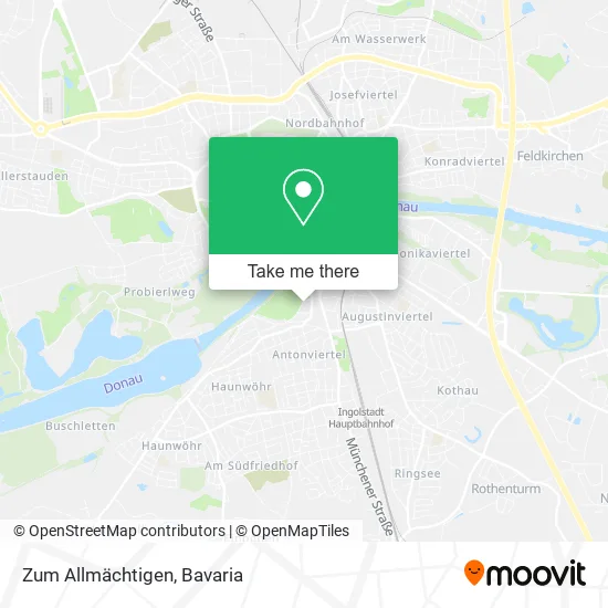 Карта Zum Allmächtigen
