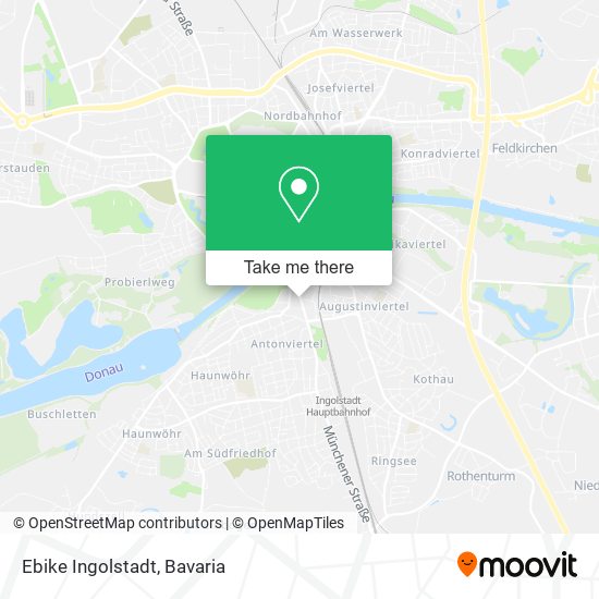 Ebike Ingolstadt map