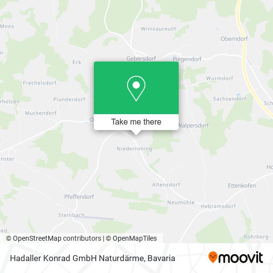 Hadaller Konrad GmbH Naturdärme map