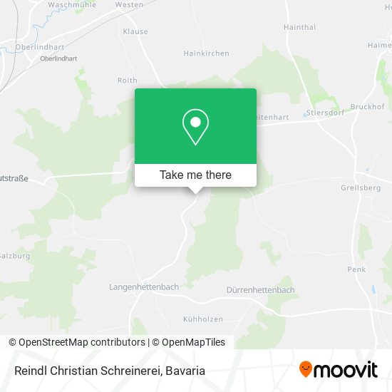 Reindl Christian Schreinerei map