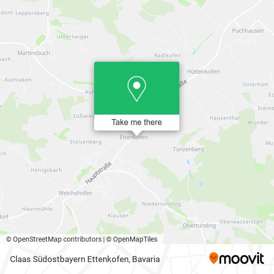 Claas Südostbayern Ettenkofen map