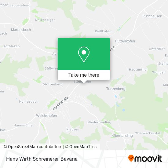 Hans Wirth Schreinerei map