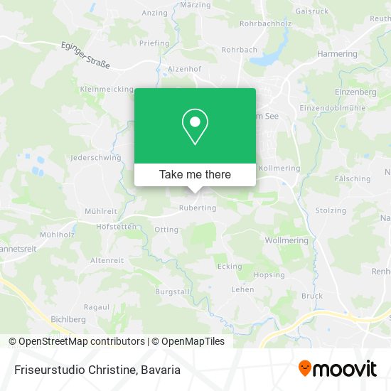 Friseurstudio Christine map
