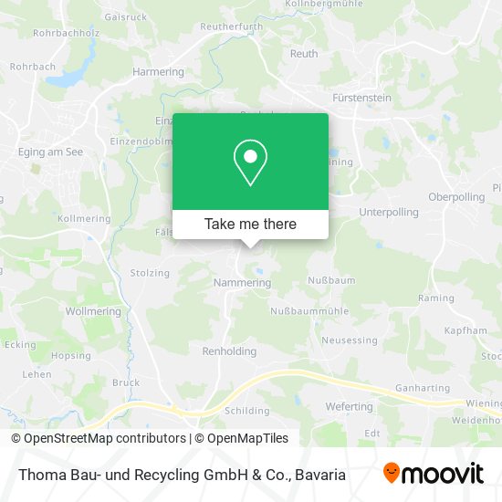 Thoma Bau- und Recycling GmbH & Co. map